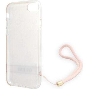 Kup Case Guess GUOHCI8H4STP Apple iPhone SE 2022/SE 2020/8/7 rosa/pink Hardcase 4G Print Strap - GUE1786PNK - {ean13} - Sklep Home Screen