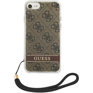 Kup Case Guess GUOHCI8H4STW Apple iPhone SE 2022/SE 2020/8/7 braun/brown hardcase 4G Print Strap - GUE1787BR - {ean13} - Sklep Home Screen