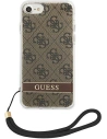Kup Etui Guess GUOHCI8H4STW Apple iPhone SE 2022/SE 2020/8/7 hnědý/brown hardcase 4G Print Strap - GUE1787BR - {ean13} - Sklep Home Screen
