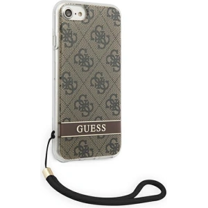 Kup Case Guess GUOHCI8H4STW Apple iPhone SE 2022/SE 2020/8/7 braun/brown hardcase 4G Print Strap - GUE1787BR - {ean13} - Sklep Home Screen