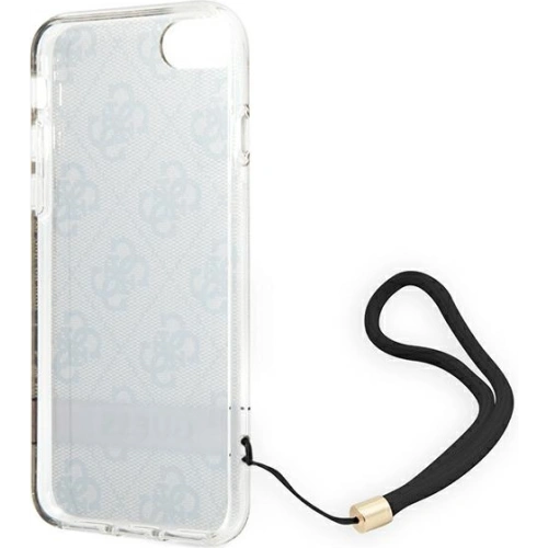 Kup Etui Guess GUOHCI8H4STW Apple iPhone SE 2022/SE 2020/8/7 hnědý/brown hardcase 4G Print Strap - GUE1787BR - {ean13} - Sklep Home Screen