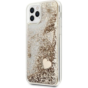 Kup Etui Guess GUOHCN58GLHFLGO Apple iPhone 11 Pro gold/złoty hardcase Glitter Charms - GUE1788GLD - {ean13} - Sklep Home Screen