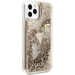 Kup Etui Guess GUOHCN58GLHFLGO Apple iPhone 11 Pro gold/złoty hardcase Glitter Charms - GUE1788GLD - {ean13} - Sklep Home Screen