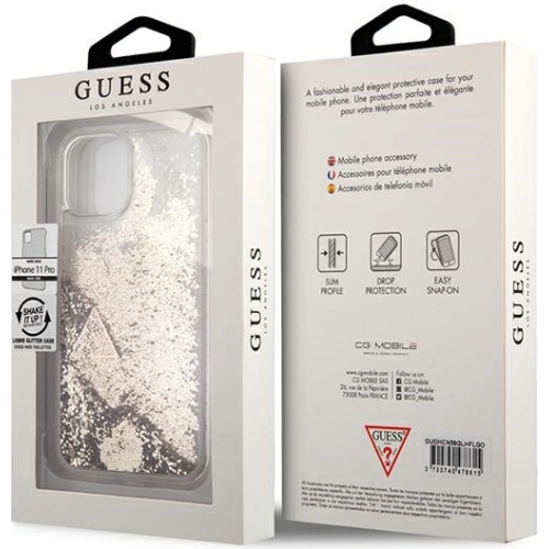 Kup Etui Guess GUOHCN58GLHFLGO Apple iPhone 11 Pro zlatý/hardcase Glitter Charms - GUE1788GLD - {ean13} - Sklep Home Screen
