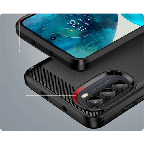 Kup Etui Tech-Protect TPUCarbon Motorola Moto G52/G82 5G Negru - THP1072BLK - {ean13} - Sklep Home Screen