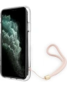 Kup Etui Guess GUOHCN61H4STP Apple iPhone 11 różowy/pink hardcase 4G Print Strap - GUE1789PNK - {ean13} - Sklep Home Screen