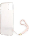 Kup Etui Guess GUOHCN61H4STP Apple iPhone 11 różowy/pink hardcase 4G Print Strap - GUE1789PNK - {ean13} - Sklep Home Screen