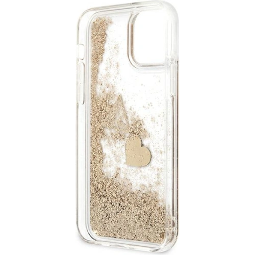 Kup Etui Guess GUOHCP12MGLHFLGO Apple iPhone 12/12 Pro arany/glitteres csillámok keménytok - GUE1791GLD - {ean13} - Sklep Home Screen