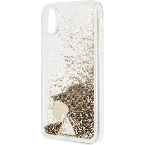 Kup Etui Guess GUOHCPXGLHFLGO Apple iPhone XS/X aurie hard case Glitter Charms - GUE1794GLD - {ean13} - Sklep Home Screen