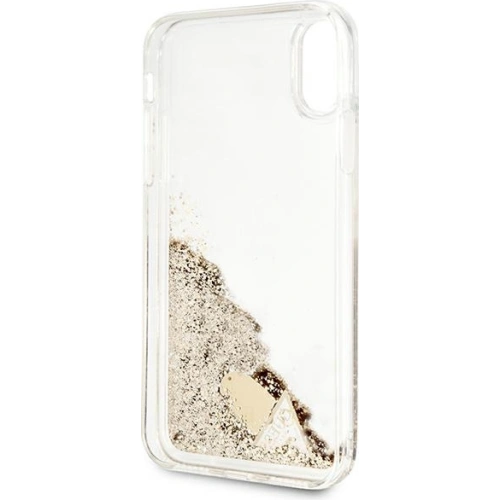 Kup Etui Guess GUOHCPXGLHFLGO Apple iPhone XS/X aurie hard case Glitter Charms - GUE1794GLD - {ean13} - Sklep Home Screen