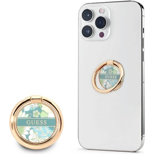 Kup Uchwyt pe deget Guess Ring stand GURSHCHMAN verde/green Flower - GUE1796GRN - {ean13} - Sklep Home Screen