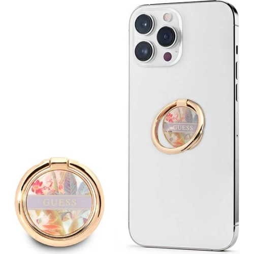 Kup Uchwyt pe deget Guess Ring stand GURSHCHMAU violet/flower purple - GUE1797PRP - {ean13} - Sklep Home Screen
