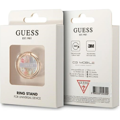 Kup Uchwyt pe deget Guess Ring stand GURSHCHMAU violet/flower purple - GUE1797PRP - {ean13} - Sklep Home Screen