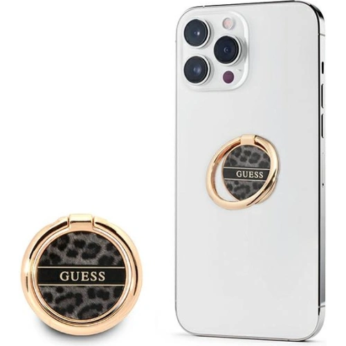 Kup Uchwyt na palec Guess Ring stand GURSHCLEOK czarny/black Leopard - GUE1798BLK - {ean13} - Sklep Home Screen