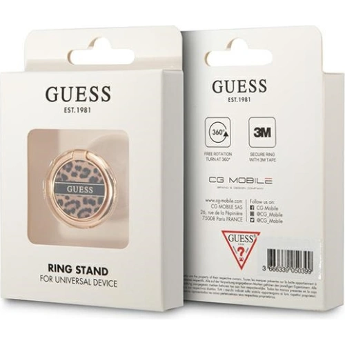 Kup Ujjgyűrű Guess Ring stand GURSHCLEOW barna/brown Leopard - GUE1799BR - {ean13} - Sklep Home Screen