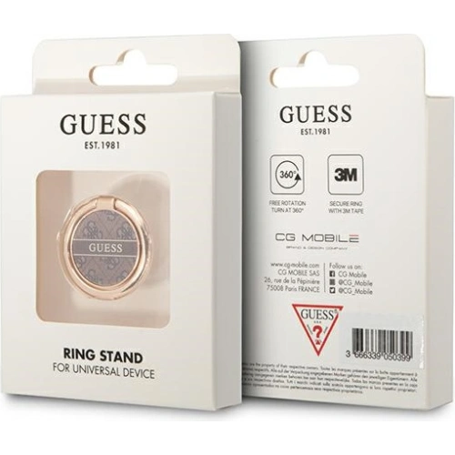 Kup Uchwyt na palec Guess Ring stand GURSHG4SW hnědý/brown 4G - GUE1801BR - {ean13} - Sklep Home Screen