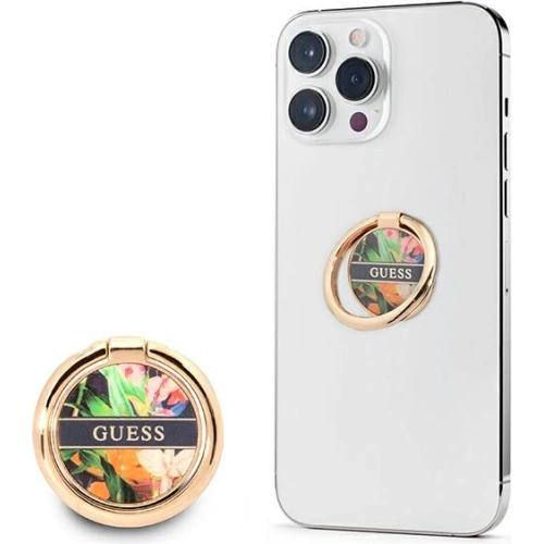 Kup Uchwyt na palec Guess Ring stand GURSHHFLB modrý/blue Flower - GUE1802BLU - {ean13} - Sklep Home Screen