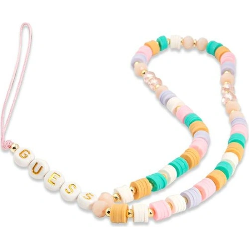 Kup Zawieszka Guess GUSTFLWP Phone Strap rozie/pink Heishi Beads - GUE1805PNK - {ean13} - Sklep Home Screen
