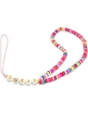 Guess GUSTGMPP Phone Strap multicolor pink Heishi Beads