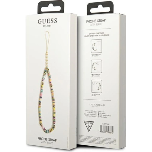 Kup Závěs Guess GUSTPEAM Phone Strap vícebarevný/multicolor Heishi Beads - GUE1807MUL - {ean13} - Sklep Home Screen