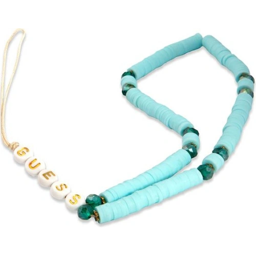 Kup Zawieszka Guess GUSTPEARP Phone Strap albastru/blue Heishi Beads - GUE1808BLU - {ean13} - Sklep Home Screen