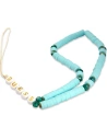 Zawieszka Guess GUSTPEARP Phone Strap albastru/blue Heishi Beads