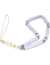 Závěs Guess GUSTPEARU Phone Strap lilak/lilac Heishi Beads