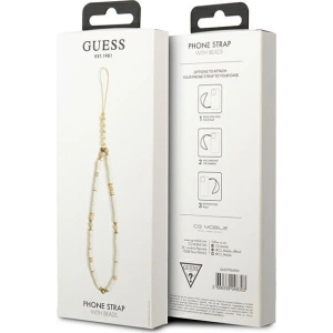 Kup Zavertaj Guess GUSTPEARW Phone Strap alb/white Heishi Beads - GUE1810WHT - {ean13} - Sklep Home Screen