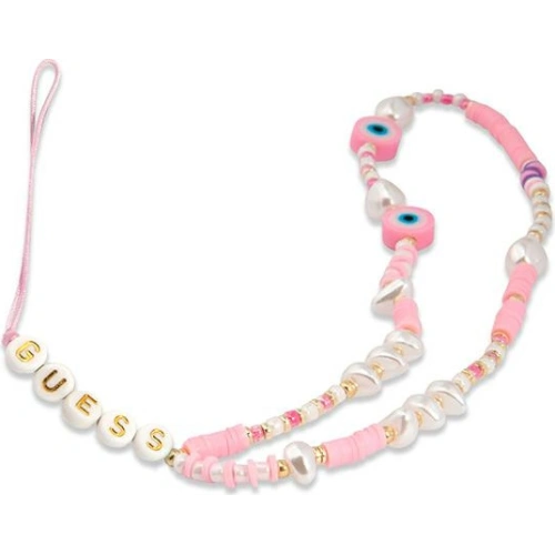 Buy Guess GUSTSHPP Phone Strap pink Beads Shell - GUE1811PNK - {ean13} - Home Screen Store Europe