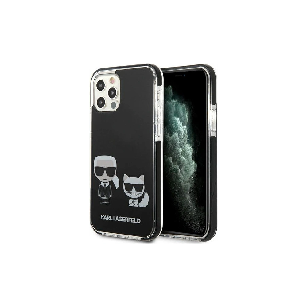 Etui Karl Lagerfeld KLHCP12MTPEKCK Apple iPhone 12/12 Pro hardcase czarny/black Karl&Choupette