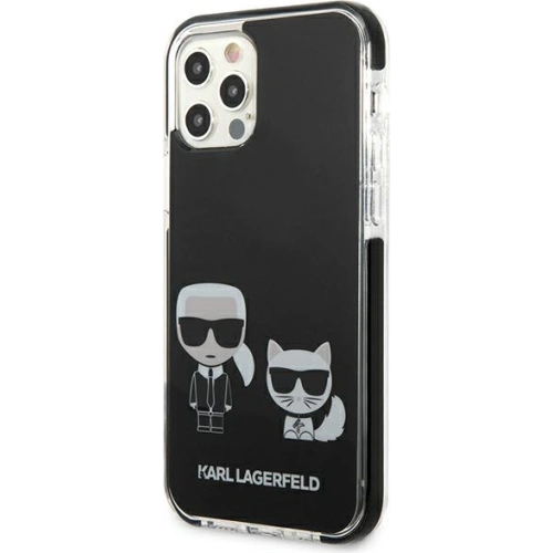 Kup Etui Karl Lagerfeld KLHCP12MTPEKCK Apple iPhone 12/12 Pro hardcase černý/black Karl&Choupette - KLD943BLK - {ean13} - Sklep Home Screen