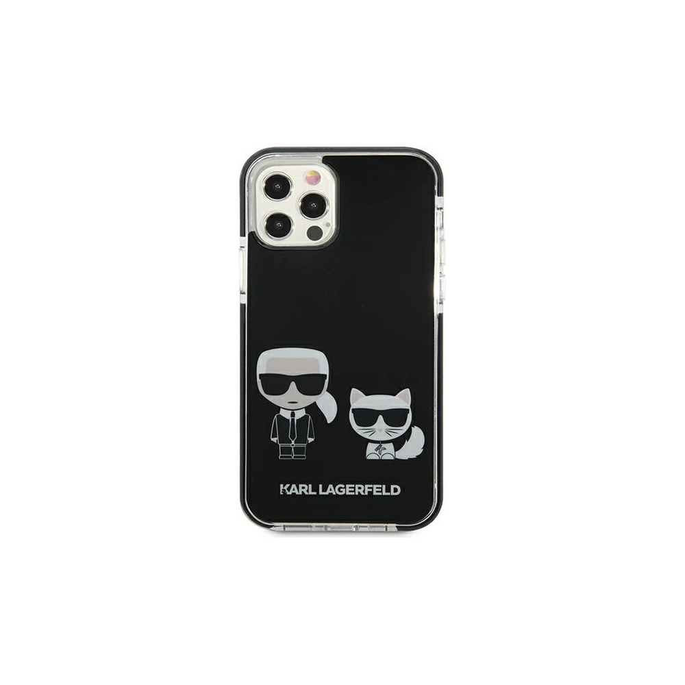 Etui Karl Lagerfeld KLHCP12MTPEKCK Apple iPhone 12/12 Pro hardcase czarny/black Karl&Choupette