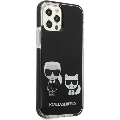 Kup Etui Karl Lagerfeld KLHCP12MTPEKCK Apple iPhone 12/12 Pro hardcase negru/black Karl&Choupette - KLD943BLK - {ean13} - Sklep Home Screen