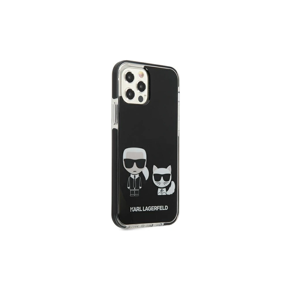Etui Karl Lagerfeld KLHCP12MTPEKCK Apple iPhone 12/12 Pro hardcase czarny/black Karl&Choupette