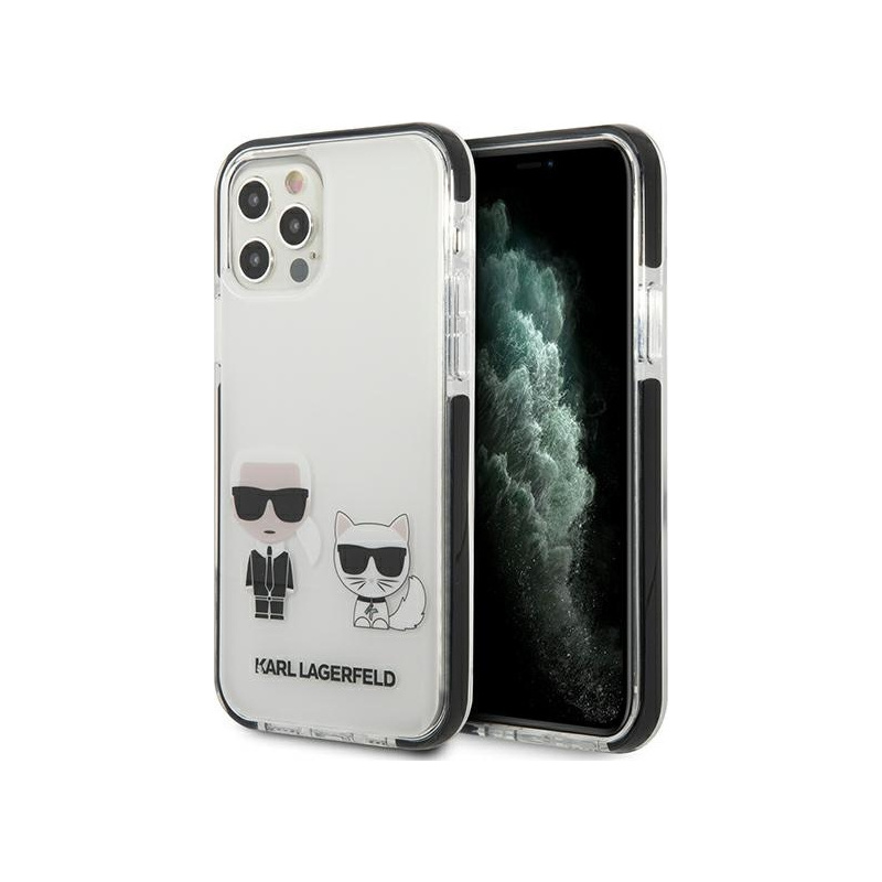 Etui Karl Lagerfeld KLHCP12MTPEKCW Apple iPhone 12/12 Pro hardcase biały/white Karl&Choupette