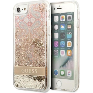 Kup Case Guess GUHCI8LFLSD Apple iPhone SE 2022/SE 2020/8/7 gold/hartschale Paisley Liquid Glitter - GUE1812GLD - {ean13} - Sklep Home Screen
