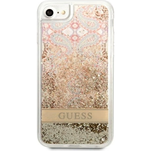 Kup Case Guess GUHCI8LFLSD Apple iPhone SE 2022/SE 2020/8/7 gold/hartschale Paisley Liquid Glitter - GUE1812GLD - {ean13} - Sklep Home Screen