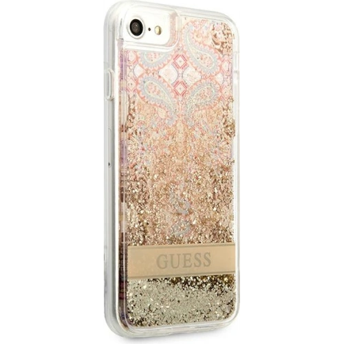Kup Etui Guess GUHCI8LFLSD Apple iPhone SE 2022/SE 2020/8/7 arany/hardcase Paisley Liquid Glitter - GUE1812GLD - {ean13} - Sklep Home Screen