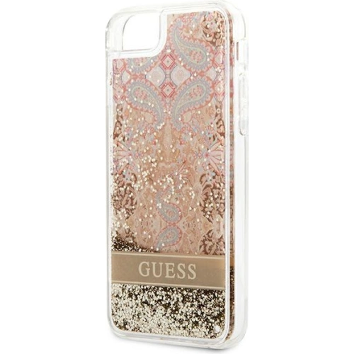 Kup Etui Guess GUHCI8LFLSD Apple iPhone SE 2022/SE 2020/8/7 arany/hardcase Paisley Liquid Glitter - GUE1812GLD - {ean13} - Sklep Home Screen