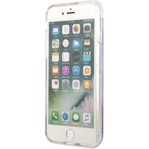 Kup Etui Guess GUHCI8LFLSU Apple iPhone SE 2022/SE 2020/8/7 fialové/purple hardcase Flower Liquid Glitter - GUE1813PRP - {ean13} - Sklep Home Screen