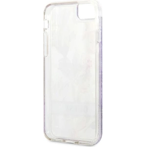 Buy Guess GUHCI8LFLSU Apple iPhone SE 2022/SE 2020/8/7 purple hardcase Flower Liquid Glitter - GUE1813PRP - {ean13} - Home Screen Store Europe