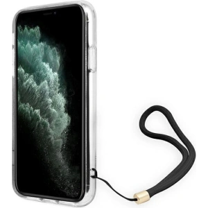Kup Etui Guess GUOHCN61H4STW Apple iPhone 11 barna/brown hardcase 4G Print Strap - GUE1814BR - {ean13} - Sklep Home Screen