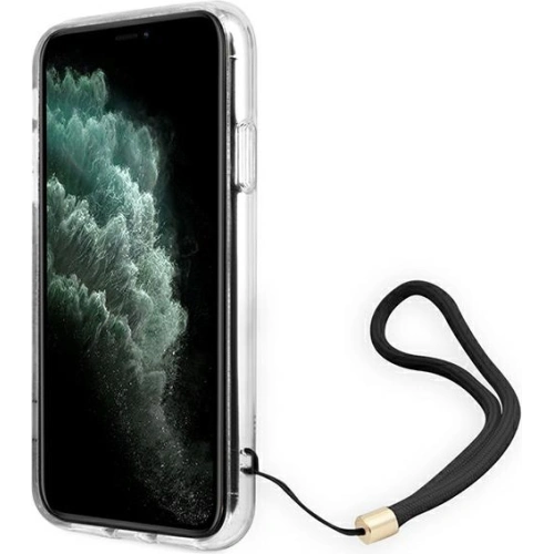 Kup Etui Guess GUOHCN61H4STW Apple iPhone 11 brązowy/brown hardcase 4G Print Strap - GUE1814BR - {ean13} - Sklep Home Screen
