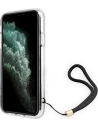 Kup Case Guess GUOHCN61H4STW Apple iPhone 11 braun/brown Hardcase 4G Print Strap - GUE1814BR - {ean13} - Sklep Home Screen
