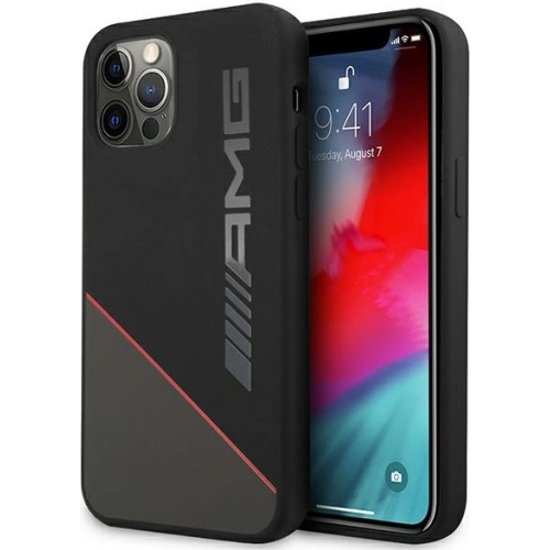 Kup Case Mercedes AMG AMHCP12MRGDBK Apple iPhone 12/12 Pro schwarz/hardcase Silikon Zwei Töne - MRS045BLK - {ean13} - Sklep Home Screen
