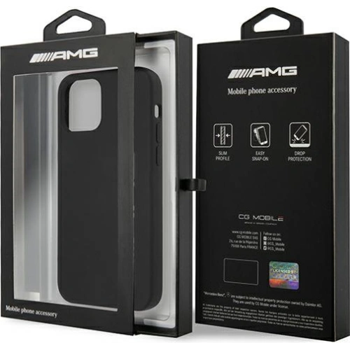 Kup Etui Mercedes AMG AMHCP12MSGLBGN Apple iPhone 12/12 Pro černé/black hardcase Silicone Big Logo - MRS046BLK - {ean13} - Sklep Home Screen