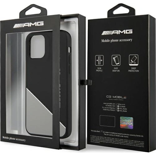 Kup Etui Mercedes AMG AMHCP12MWGDBK Apple iPhone 12/12 Pro gri/grey hardcase Silicon Two Tones - MRS047GRY - {ean13} - Sklep Home Screen