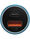 Kup Ładowarka samochodowa Baseus Golden Contactor Max, USB + USB-C, 60W (niebieska) - BSU3249BLU - {ean13} - Sklep Home Screen