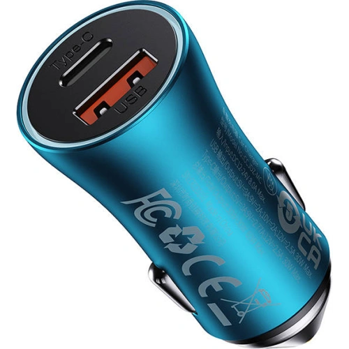 Kup Auto-Ladegerät Baseus Golden Contactor Max, USB + USB-C, 60W (blau) - BSU3249BLU - {ean13} - Sklep Home Screen