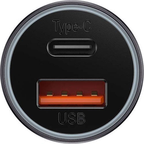 Kup Ładowarka samochodowa Baseus Golden Contactor Max, USB + USB-C, 60W (szara) - BSU3250GRY - {ean13} - Sklep Home Screen